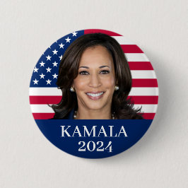 Kamala Harris 2024 Ronde Button 5,7 Cm
