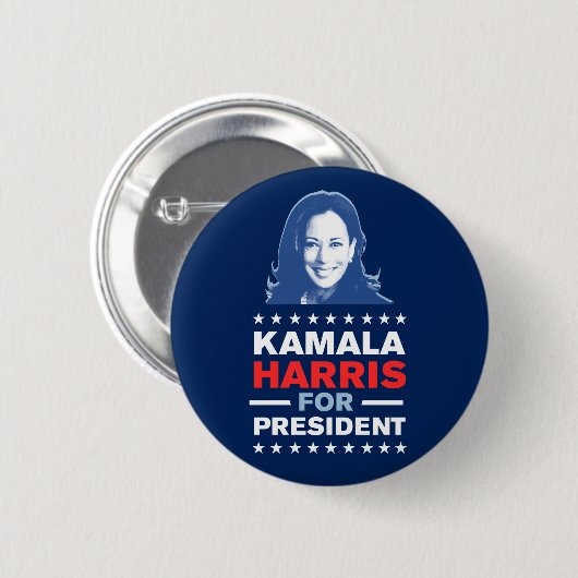 Kamala Harris 2024 Ronde Button 5,7 Cm (Voorkant /achterkant)