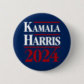 Kamala Harris 2024 Ronde Button 5,7 Cm (Voorkant)