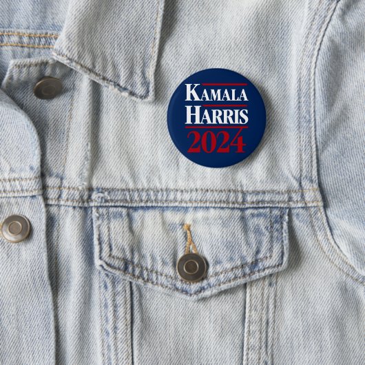 Kamala Harris 2024 Ronde Button 5,7 Cm (In situ)
