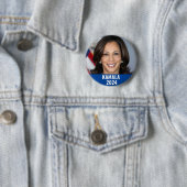 Kamala Harris 2024 Ronde Button 5,7 Cm (In situ)