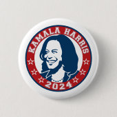Kamala Harris 2024 Ronde Button 5,7 Cm (Voorkant)