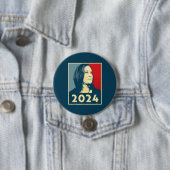 Kamala Harris 2024 Ronde Button 7,6 Cm (In situ)