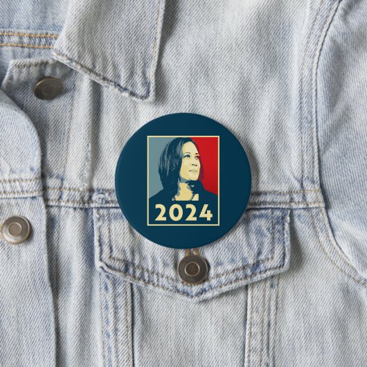 Kamala Harris 2024 Ronde Button 7,6 Cm (In situ)