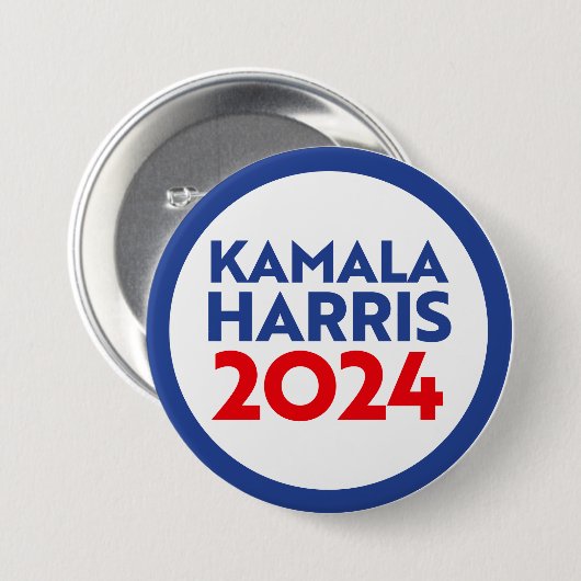 Kamala Harris 2024 Ronde Button 7,6 Cm (Voorkant /achterkant)