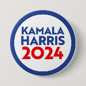 Kamala Harris 2024 Ronde Button 7,6 Cm (Voorkant)