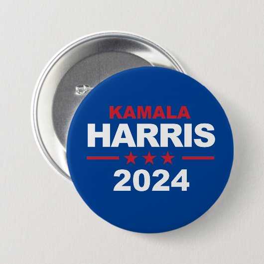 Kamala Harris 2024 Ronde Button 7,6 Cm (Voorkant /achterkant)