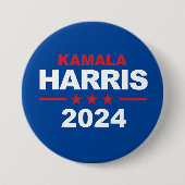 Kamala Harris 2024 Ronde Button 7,6 Cm (Voorkant)