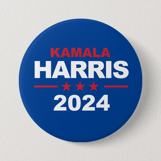 Kamala Harris 2024 Ronde Button 7,6 Cm (Voorkant)