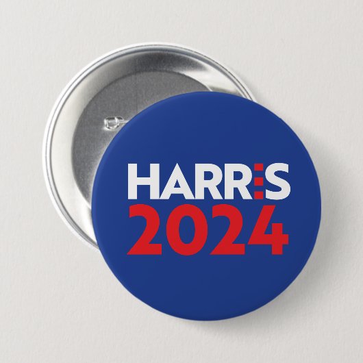 Kamala Harris 2024 Ronde Button 7,6 Cm (Voorkant /achterkant)