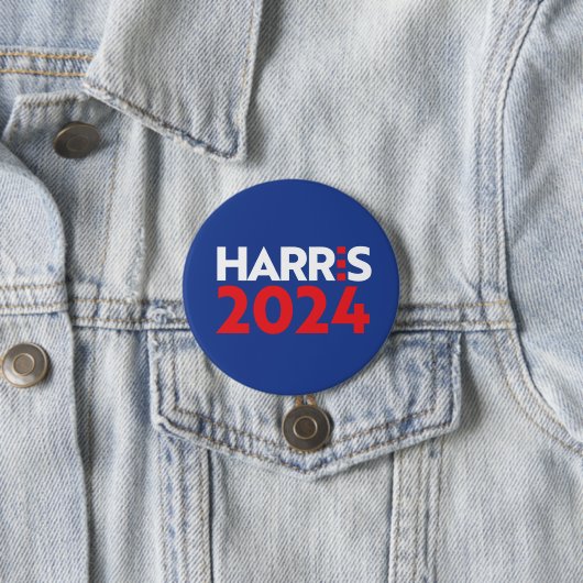 Kamala Harris 2024 Ronde Button 7,6 Cm (In situ)