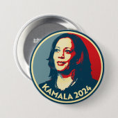 Kamala Harris 2024 Ronde Button 7,6 Cm (Voorkant /achterkant)