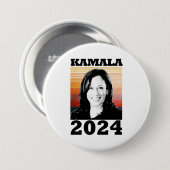 Kamala Harris 2024 Ronde Button 7,6 Cm (Voorkant /achterkant)