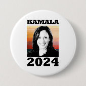 Kamala Harris 2024 Ronde Button 7,6 Cm (Voorkant)