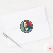 Kamala Harris 2024 Ronde Sticker (Envelop)