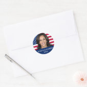 Kamala Harris 2024 Ronde Sticker (Envelop)