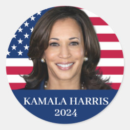 Kamala Harris 2024 Ronde Sticker