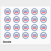 Kamala Harris 2024 Ronde Sticker (Vel)