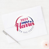 KAMALA HARRIS 2024 RONDE STICKER (Envelop)