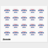 Kamala Harris 2024 Ronde Sticker (Vel)