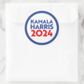 Kamala Harris 2024 Ronde Sticker (Tas)