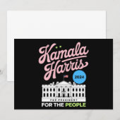 Kamala Harris 2024 sociaal-democraat stem blauw Kaart (Voorkant / Achterkant)