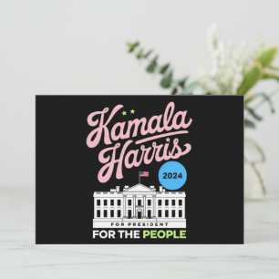 Kamala Harris 2024 Sociaal Democratische Stem Blau Kaart