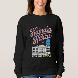 Kamala Harris 2024 Sociaal Democratische Stem Blau Trui