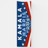 Kamala Harris 2024 Spandoek (Verticaal)