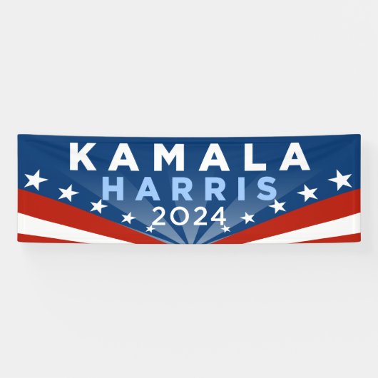 Kamala Harris 2024 Spandoek (Horizontaal)