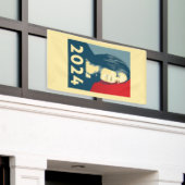 Kamala Harris 2024 Spandoek (Buitenkant Gebouw)
