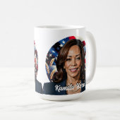 Kamala Harris 2024 Sterren en strepen Koffiemok (Voorkant rechts)