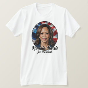 Kamala Harris 2024 Sterren en strepen T-shirt