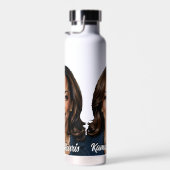 Kamala Harris 2024 Sterren en strepen Waterfles (Rechts)