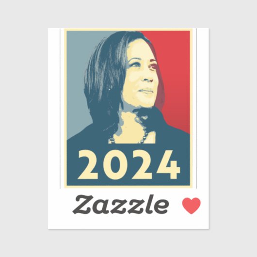 Kamala Harris 2024 Sticker (Vel)