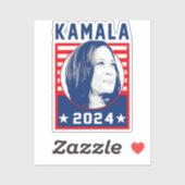 Kamala Harris 2024 Sticker (Vel)