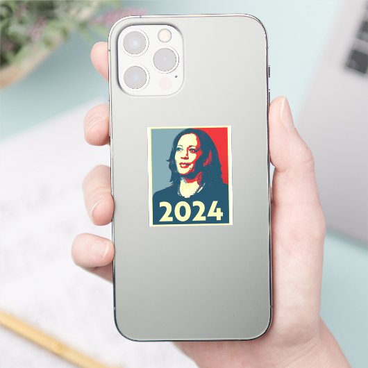 Kamala Harris 2024 Sticker (Telefoon)