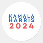 Kamala Harris 2024 Sticker (Voorkant)