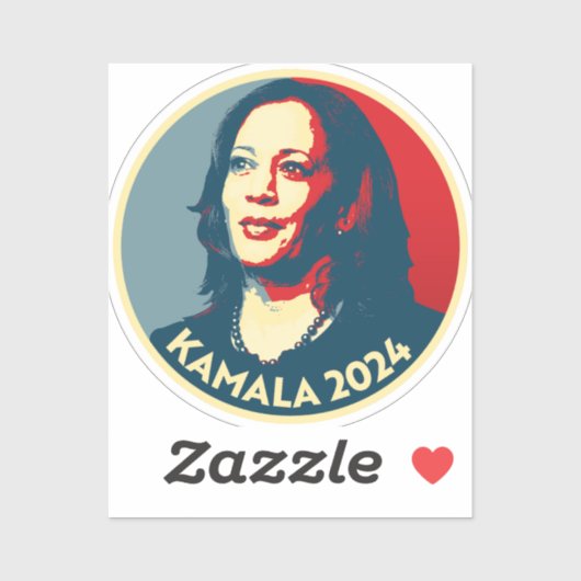 Kamala Harris 2024 Sticker (Vel)