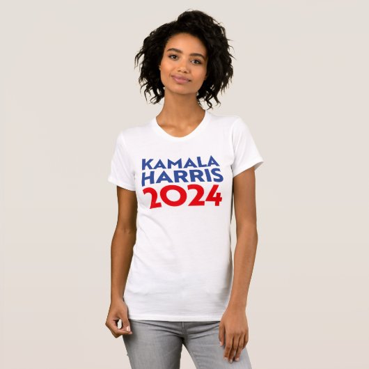 Kamala Harris 2024 T-shirt (Voorkant volledig)