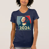 Kamala Harris 2024 T-shirt (Voorkant)