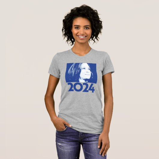 Kamala Harris 2024 T-shirt (Voorkant volledig)