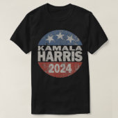  Kamala Harris 2024 T-shirt (Design voorkant)