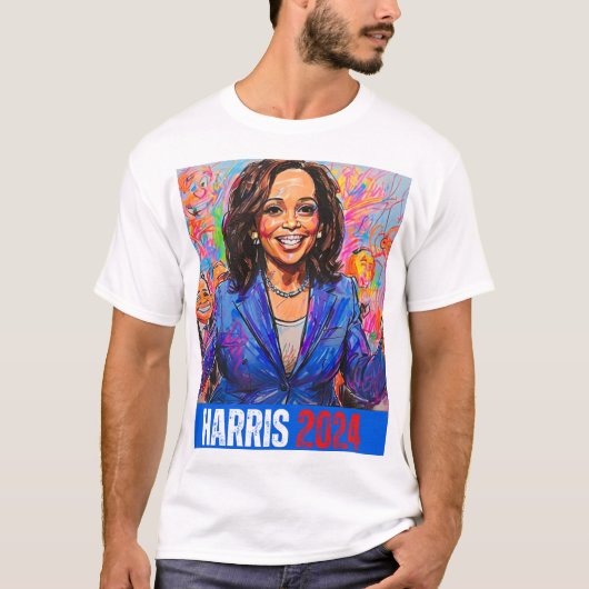 KAMALA HARRIS 2024 T-SHIRT (Voorkant)
