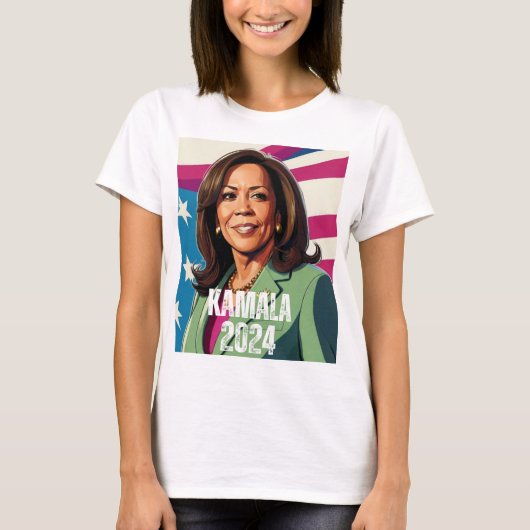 KAMALA HARRIS 2024 T-SHIRT (Voorkant)