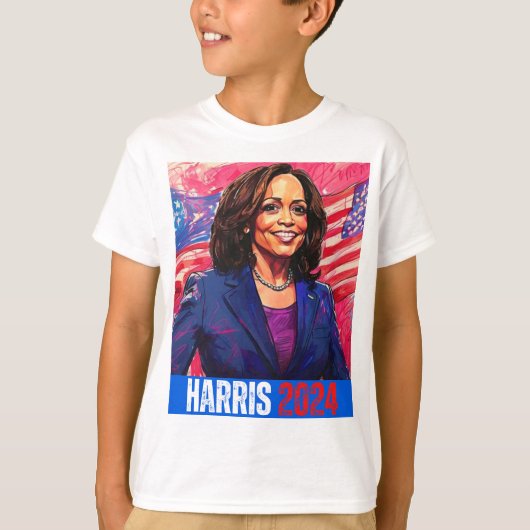 KAMALA HARRIS 2024 T-SHIRT (Voorkant)