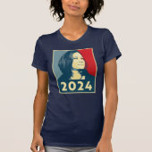 Kamala Harris 2024 T-shirt (Voorkant)