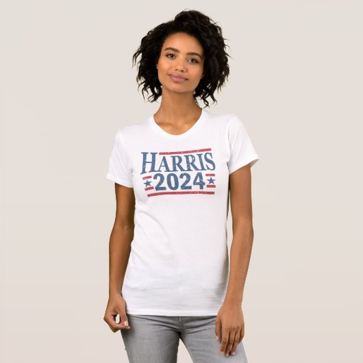 Kamala Harris 2024 T-shirt (Voorkant volledig)