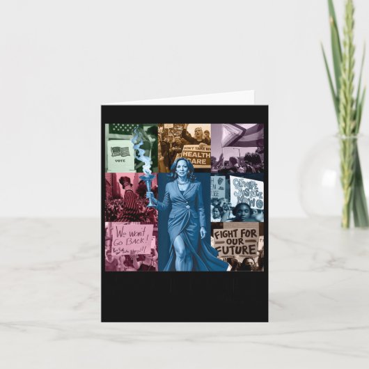 Kamala Harris 2024 Tour In Mijn Stemtijdperk Mevro Kaart (Voorkant)