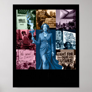 Kamala Harris 2024 Tour In Mijn Stemtijdperk Mevro Poster